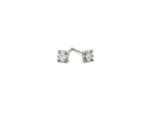 Load image into Gallery viewer, illusion Set Diamond Earrings