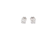 Load image into Gallery viewer, Cluster Diamond Stud Earrings