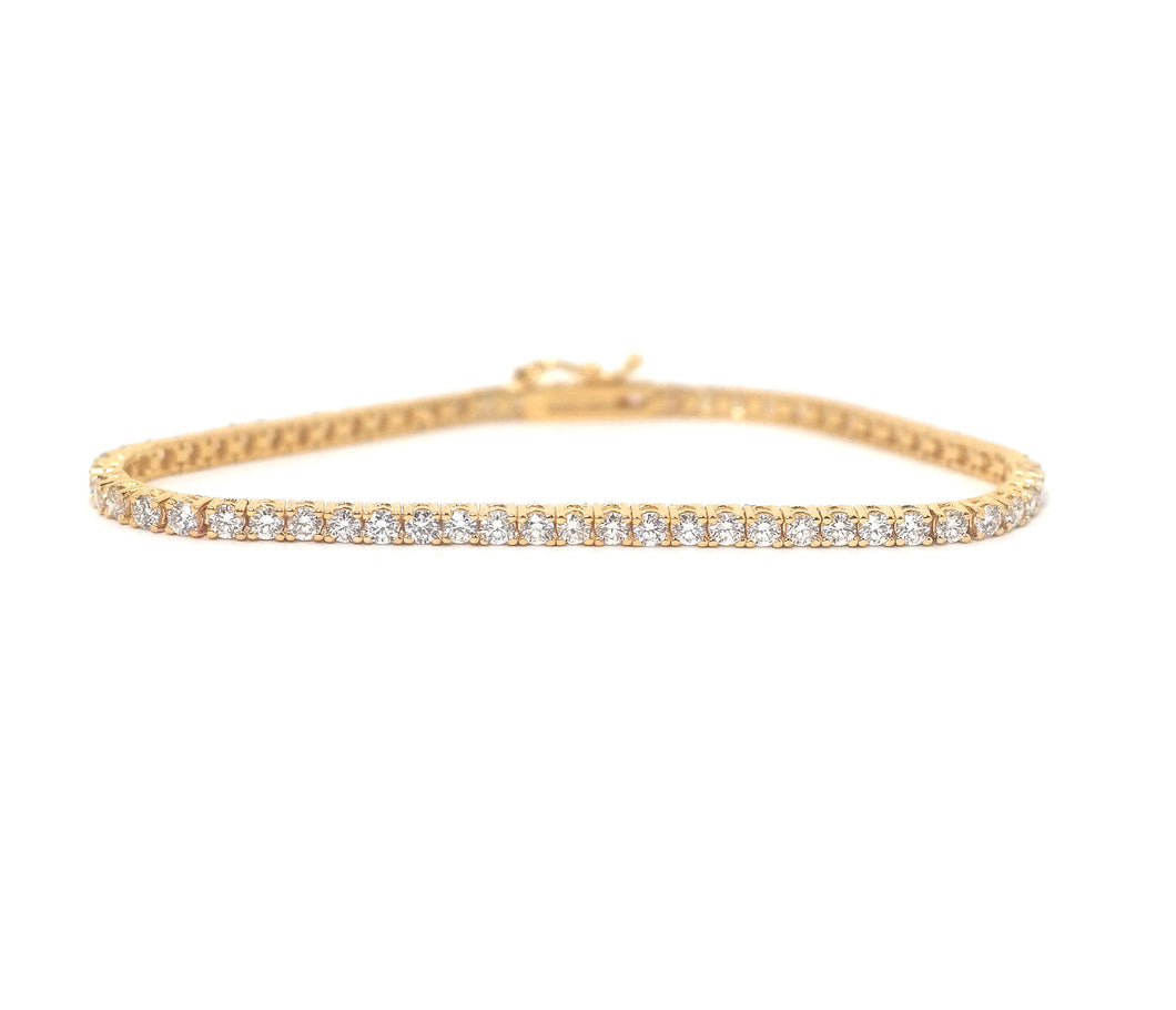 14K Gold and VS Diamond Tennis Bracelet. (Venus, Serena, Naomi)